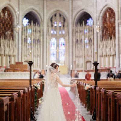 ニューヨークでウェディングフォト:リバーサイド教会で心に残る結婚式