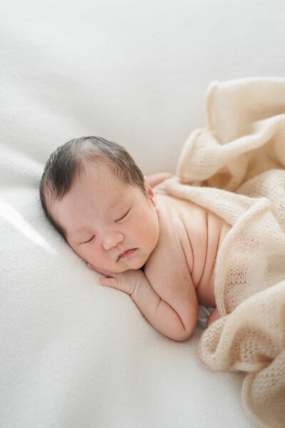 ニューヨークのファミリーフォト/ニューボーン撮影 | 寝ている赤ちゃん