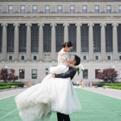 NYコロンビア大学でご家族の絆をたどるウェディングフォト