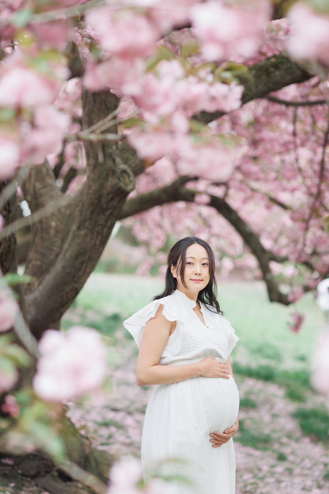 ニューヨークのマタニティフォト|まあるいフォルムが愛おしい妊婦さんのお腹。