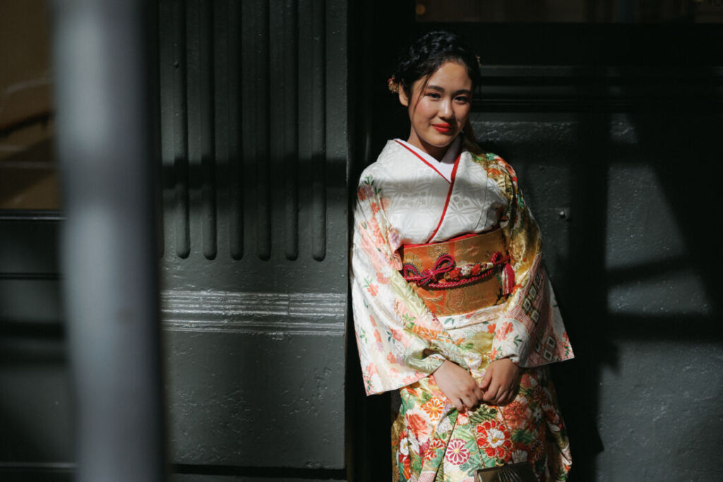 ニューヨークで成人式フォト/阿寒リップがお似合いの新成人。