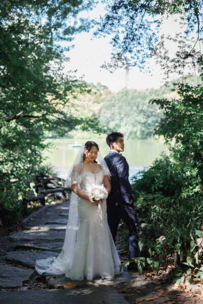 ニューヨークのフォトウェディング|前撮り/セントラルパークにて。