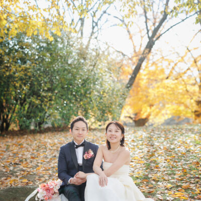 ニューヨーク前撮り:ボウブリッジのふもとで想いを綴るラブレター