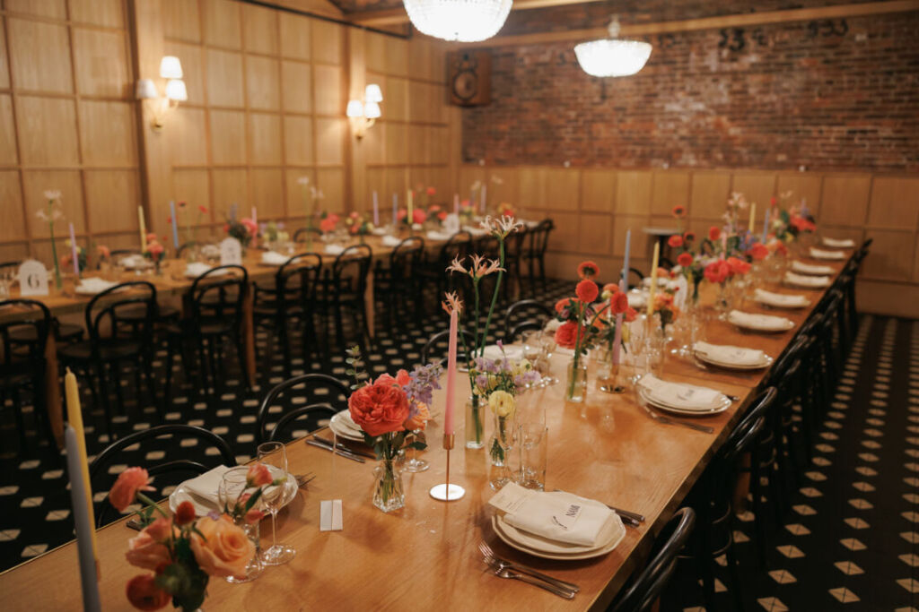 NYウェディングフォト|前撮り/ディナー会場の装飾。