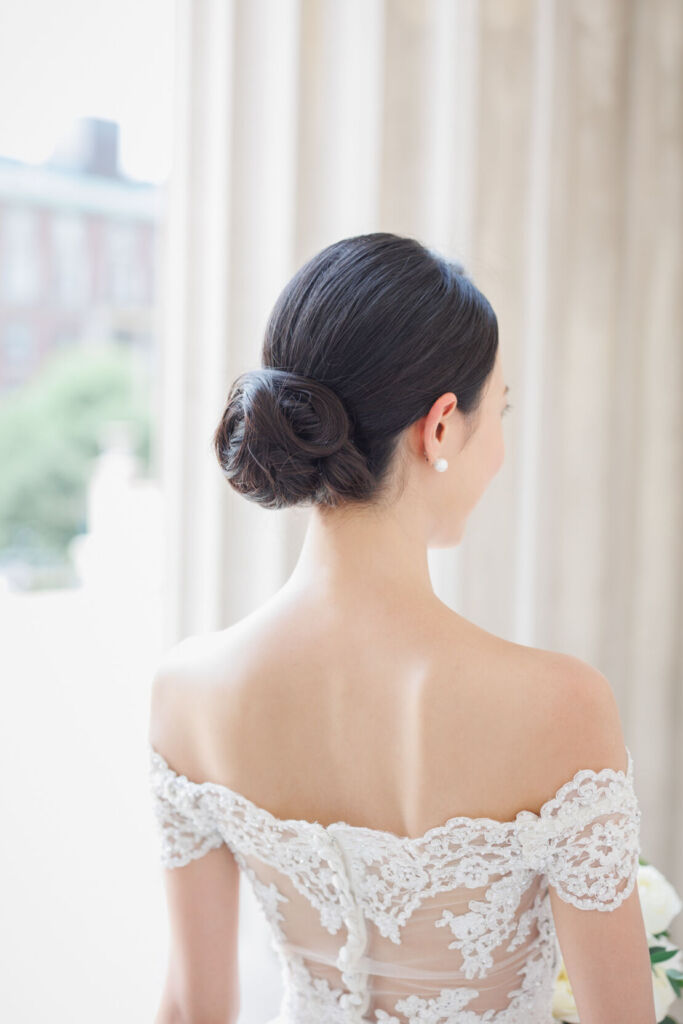 ニューヨークで前撮り|フォトウェディング/ローシニョンのウェディングヘア。
